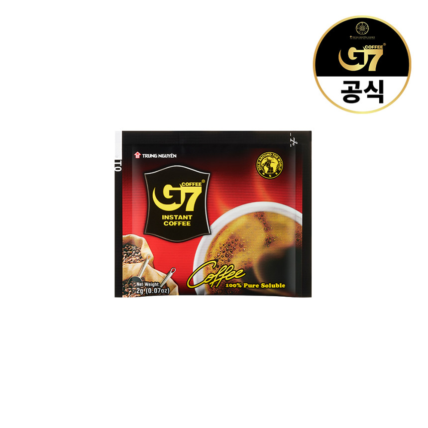 G7커피 베트남 퓨어블랙 스틱커피 2g 200개입 사진 2