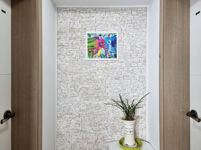 모자이크스톤 300x200x10T 아이보리 / 하다건재 천연석타일