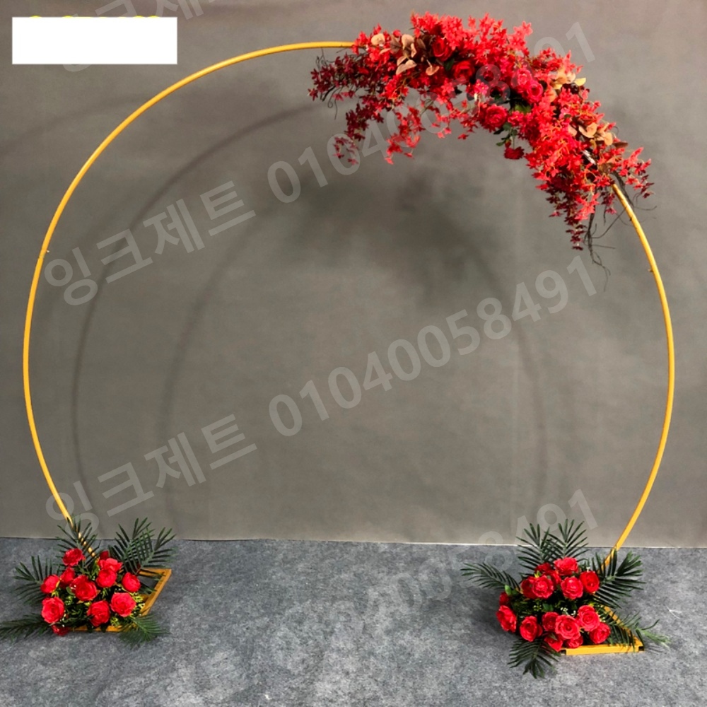 웨딩아치 카페 포토존 스탠딩 지주대 파티 세팅 장식품 - 상품 이미지