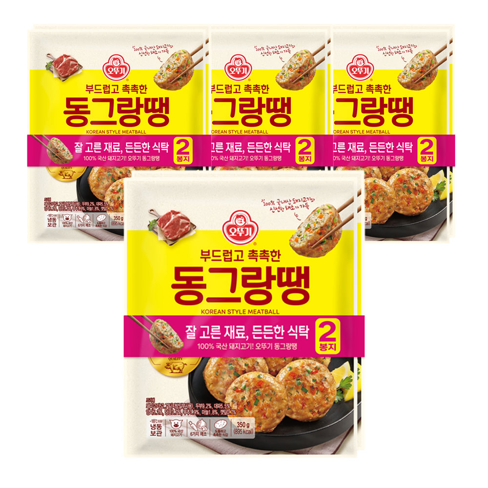 오뚜기 부드럽고 촉촉한 동그랑땡 350g 8개 - 메인 이미지