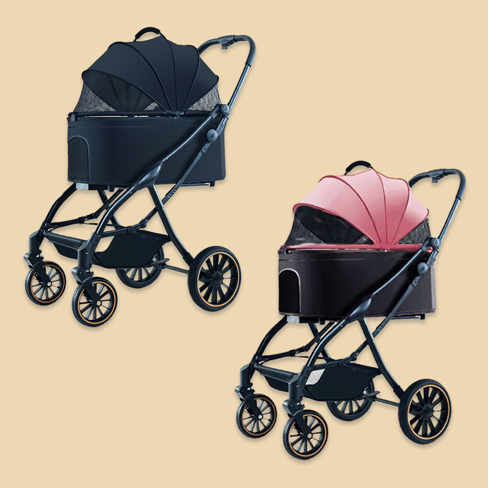 개과천선 베이스 반려동물 유모차 강아지 고양이 캐리어 개모차 접이식 3in1