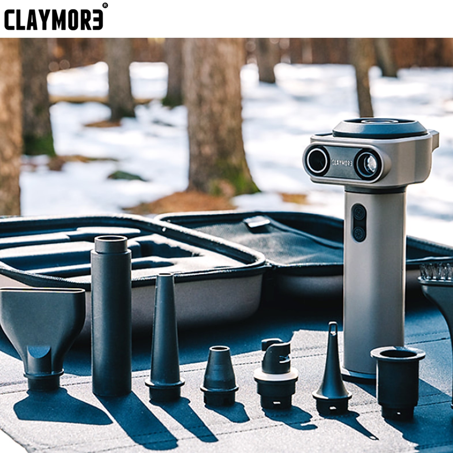 크레모아 에어 무선 에어건 텐트 차량 청소 전동 펌프 랜턴 캠핑