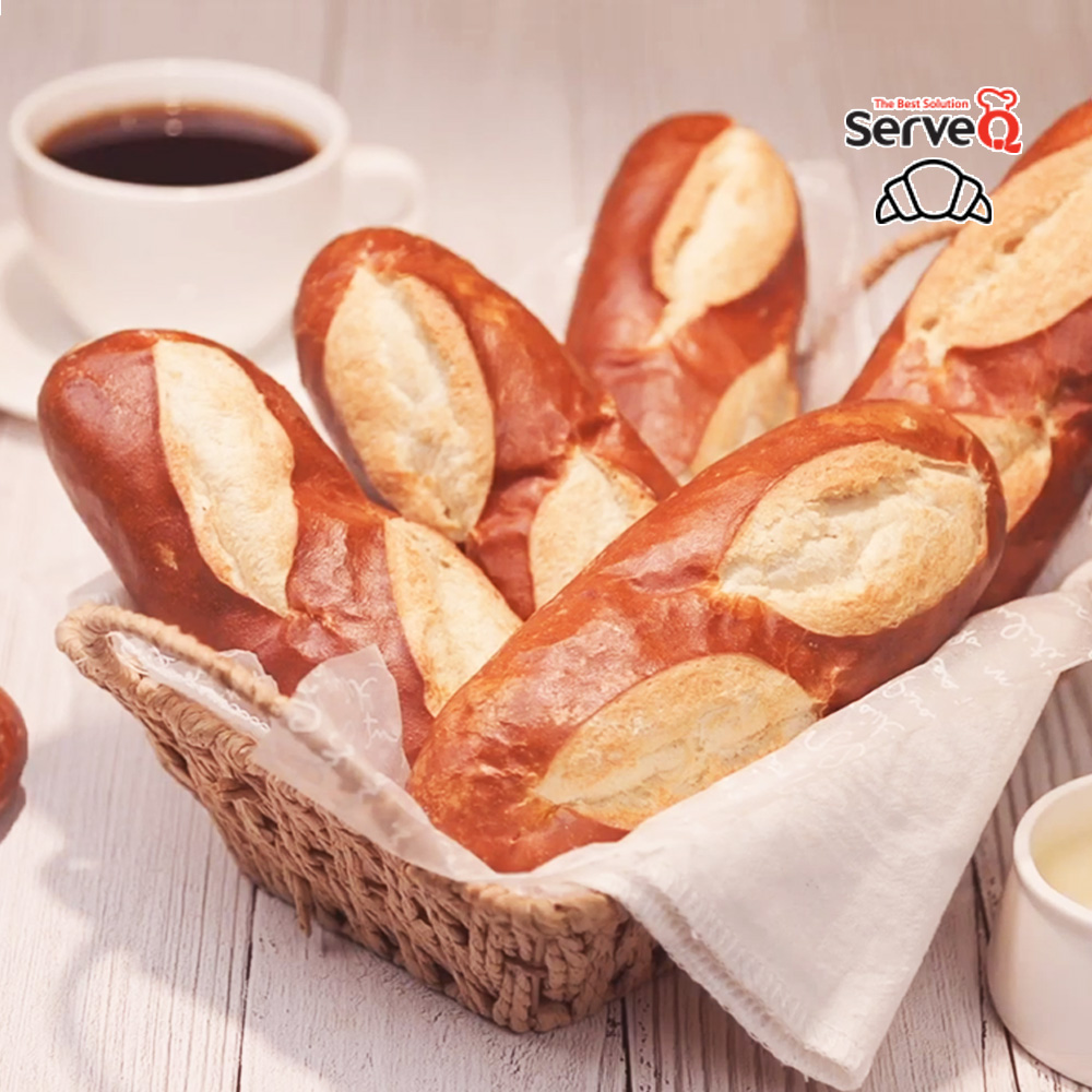 히스탕 라우겐 브레드 80g X 6개입 바게트 빵 브런치 카페 샌드위치 - 상품 이미지