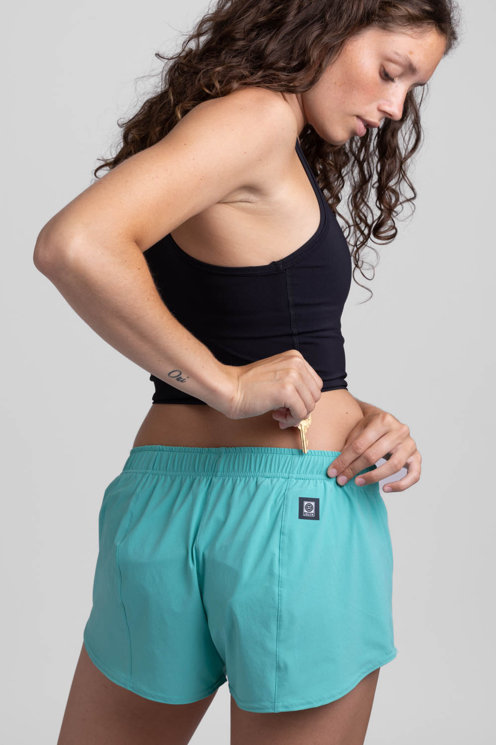 Jolyn Bennie Run Short Turquoise, M - 상세 이미지 5