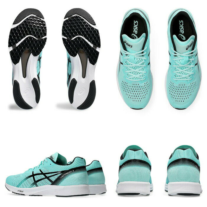 아식스 asics 타사 RP3 마라톤 슈즈 러닝화 1011B465403 민트 블랙 - 상세 이미지 3
