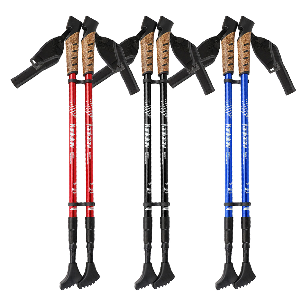 접이식 3단 경량 등산 스틱 등산용 지팡이 1개