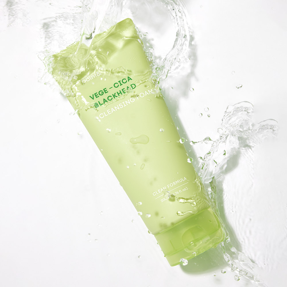 포인트앤 베지 시카 뽀득 약알칼리성 클렌징 폼 200ml 2개 - 상세 이미지 5