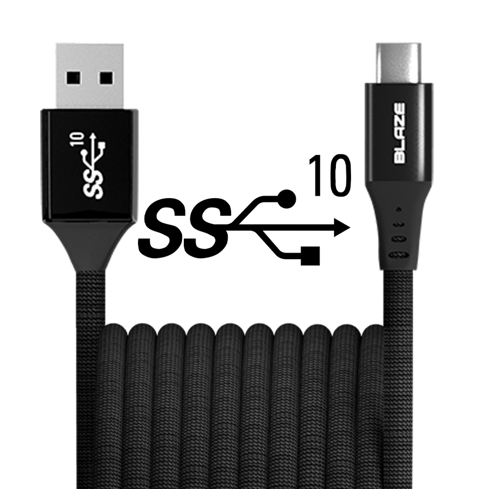 C타입 케이블 마그네틱 케이블 A to c 10Gbps 고속충전 안드로이드 오토 1.2m - 상품 이미지