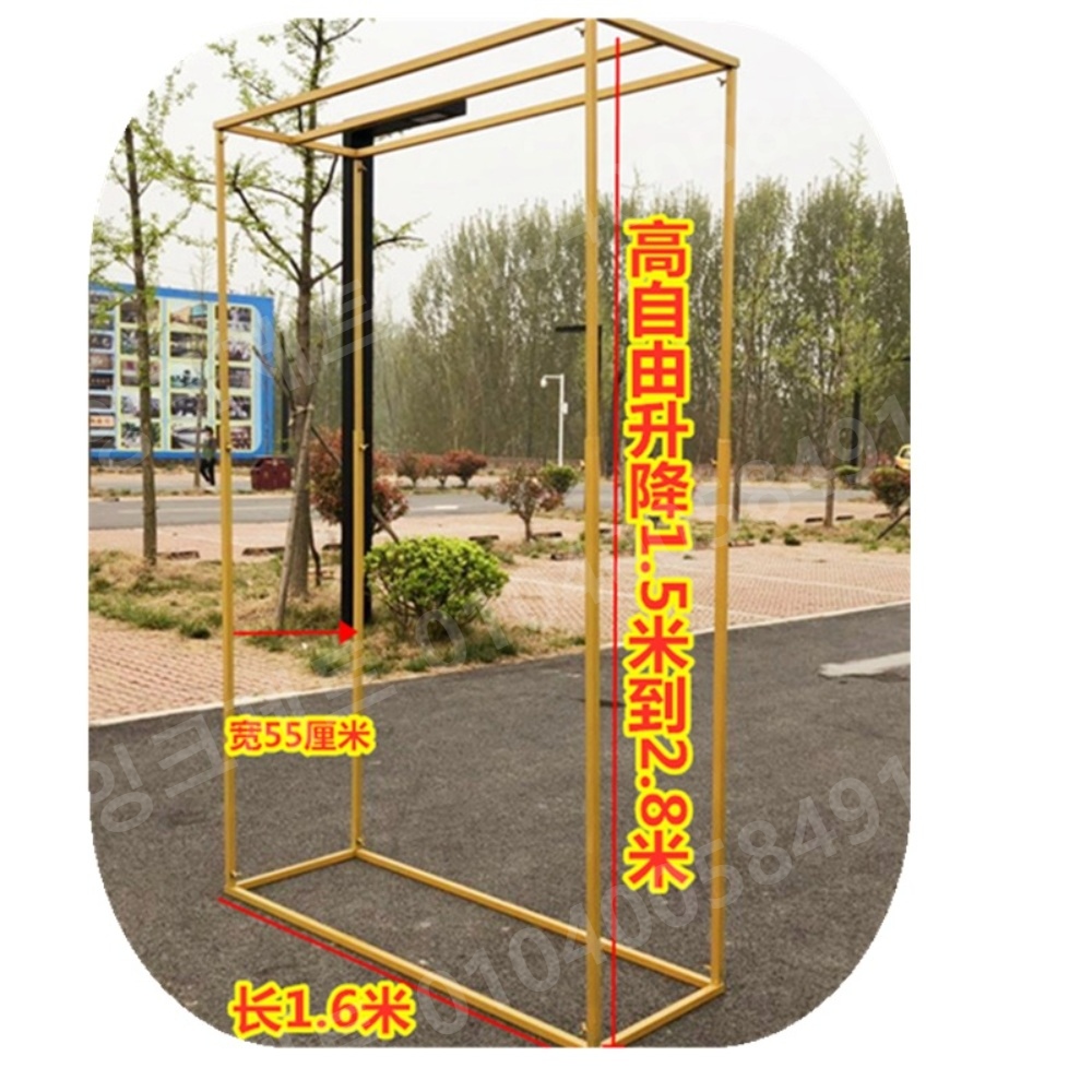 플라워 아치 파티 지지대 꽃장식 야외 게이트 오브제 - 상세 이미지 5