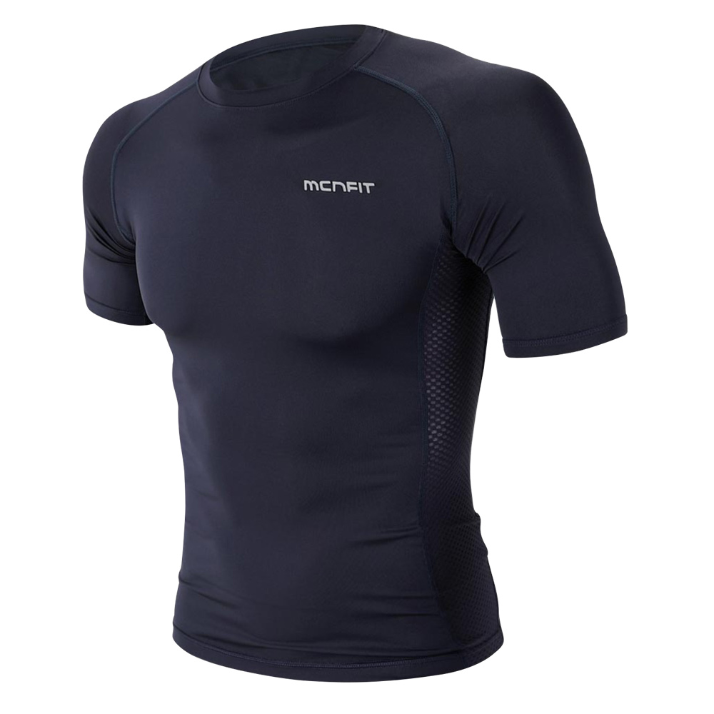 MCN 매쉬&아이스터치 반팔 베이스레이어 슬림핏 여름 남녀공용 언더레이어 이너웨어