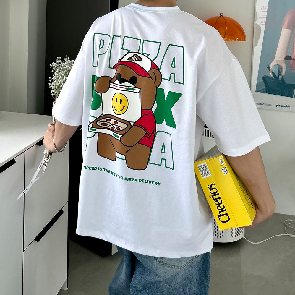 쿨티셔츠 남자박스티 남성프린팅반팔 - 상세 이미지 5