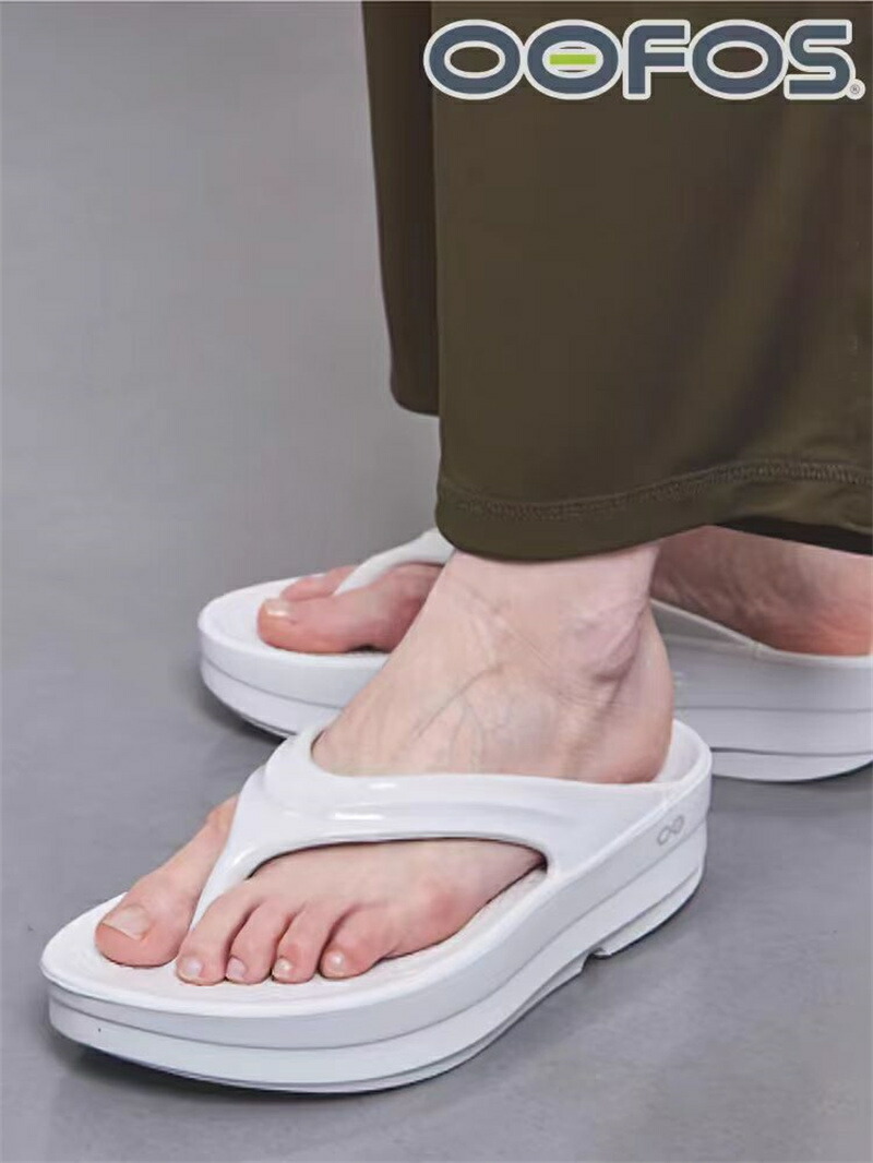 우포스 OOFOS OOmega 오메가 여성 샌들 통굽 슬리퍼 키높이 쪼리 2컬러