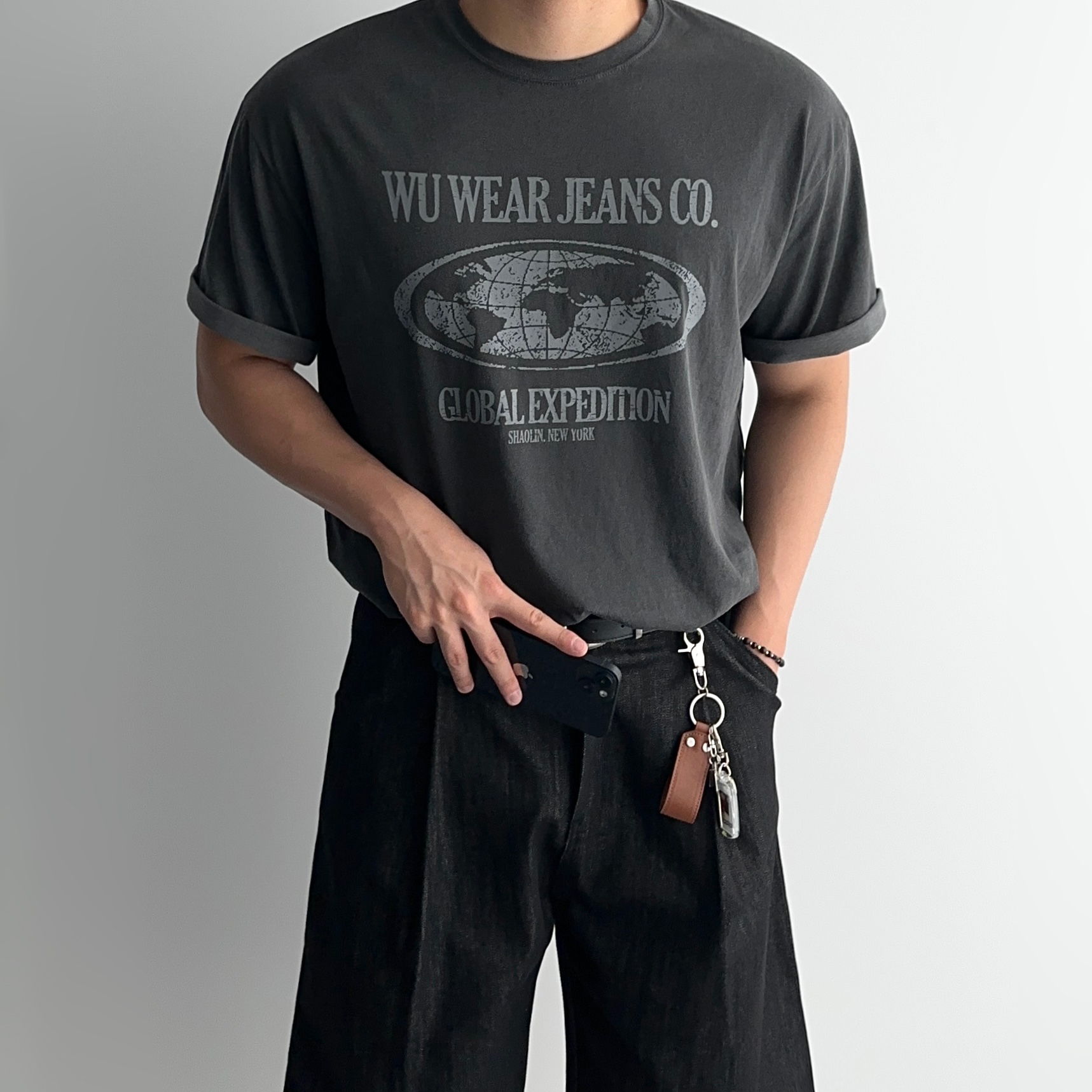 피그먼트반팔 피그먼트워싱반팔 - 상품 이미지