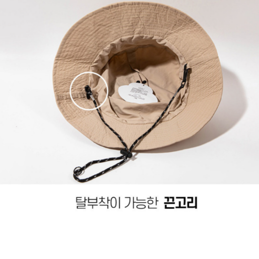 원쁠원 포켓 등산버킷햇 햇빛가리개 방수 여름 아웃도어 챙 등산모자 남자 여성 모자 - 상세 이미지 5