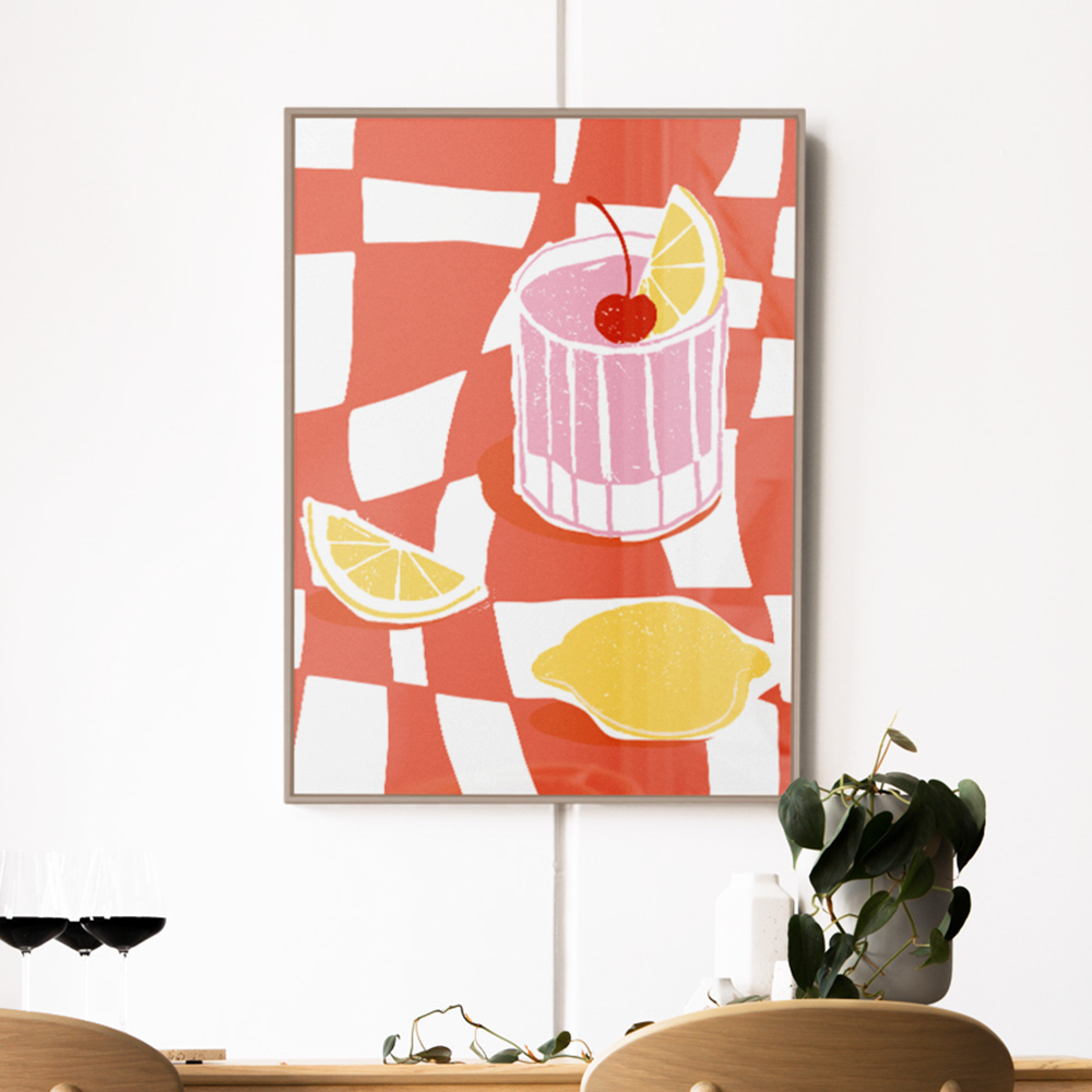 인테리어 그림 거실 액자 접착 포스터 캔버스 토마토들 A2