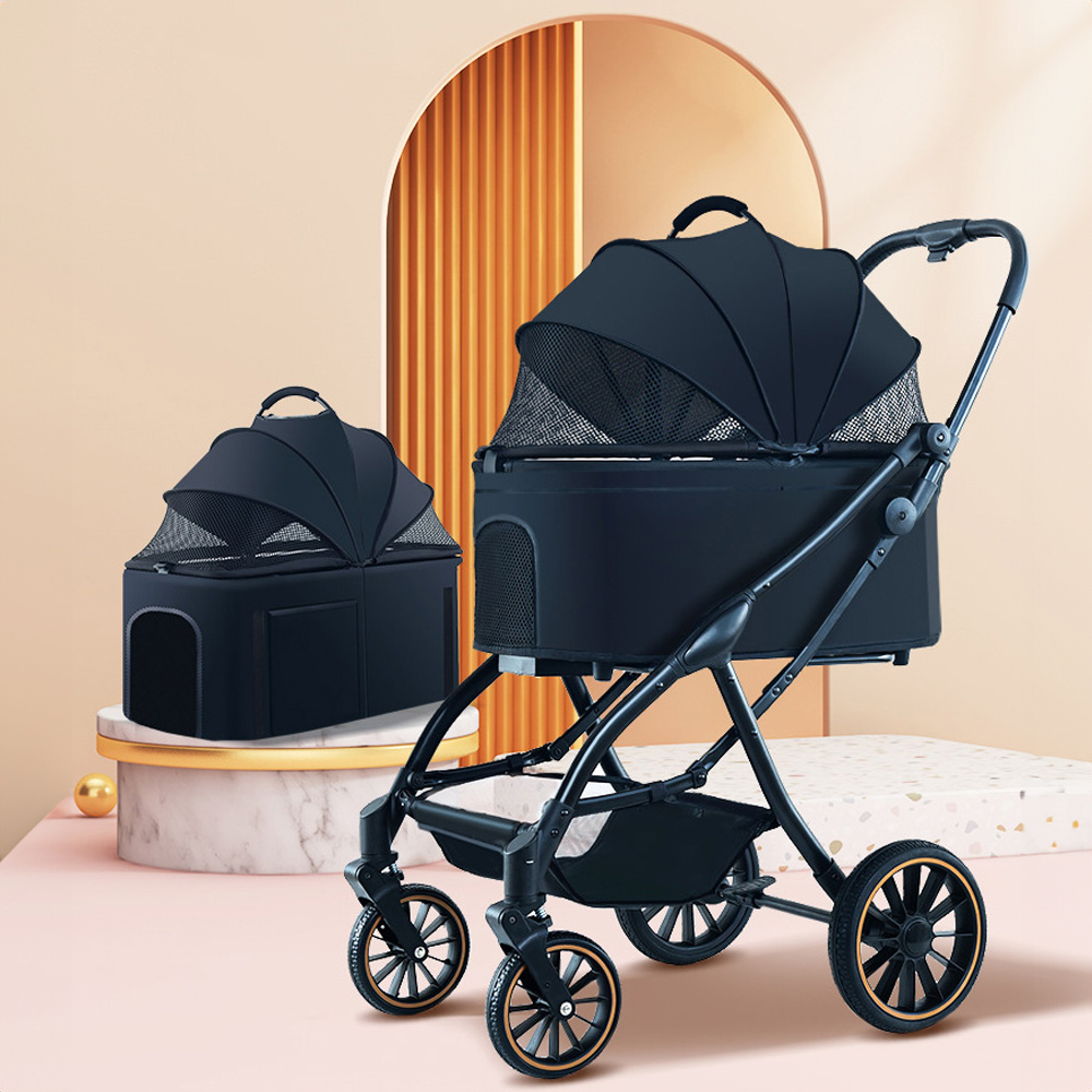 개과천선 베이스 반려동물 유모차 강아지 고양이 캐리어 개모차 접이식 3in1