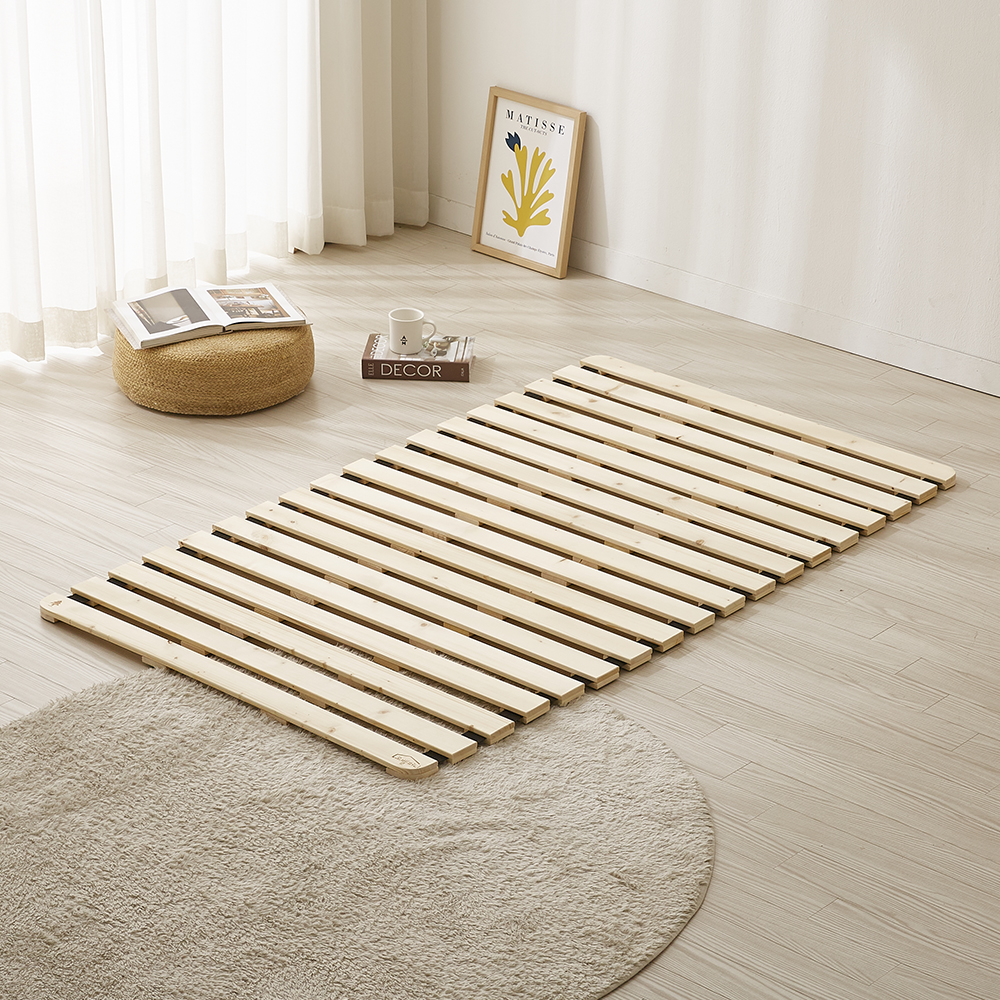 침대 매트리스 깔판 받침대 판 원목 패밀리 저상형 침대프레임 소나무 슈퍼 싱글 110cm