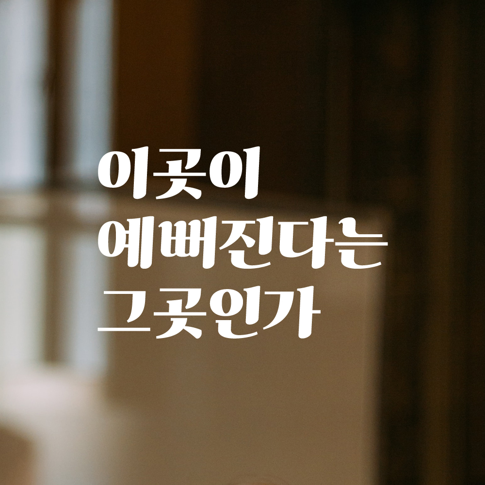 이곳이 예뻐진다는 그곳인가 레트로 레터링 스티커 LG-059S검정 - 상세 이미지 3