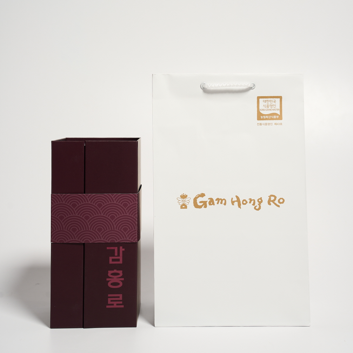 감홍로 선물세트 40도 400ml 조선3대명주 증류주 이기숙명인(잔,케이스,쇼핑백 포함) - 상세 이미지 4