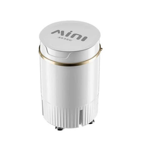 [해외]미니세탁기 자동 블랙 화이트 1인용 적은빨래용 기본형 아이보리 아기용