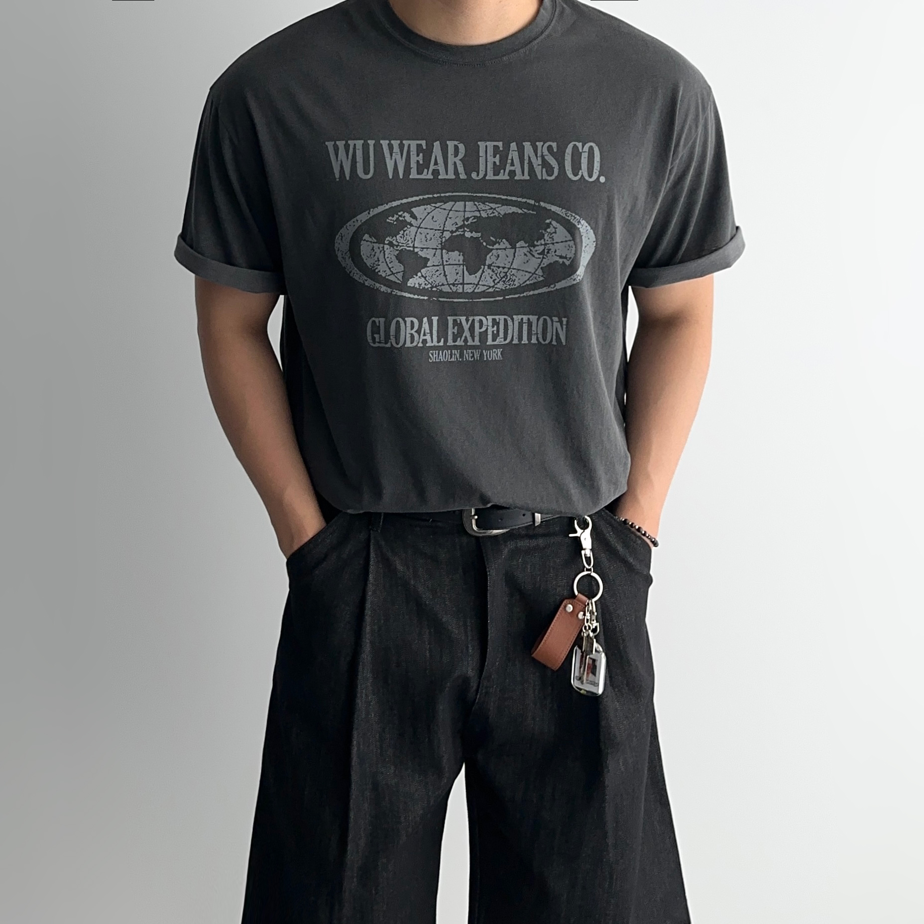 피그먼트반팔 피그먼트워싱반팔 - 상세 이미지 5