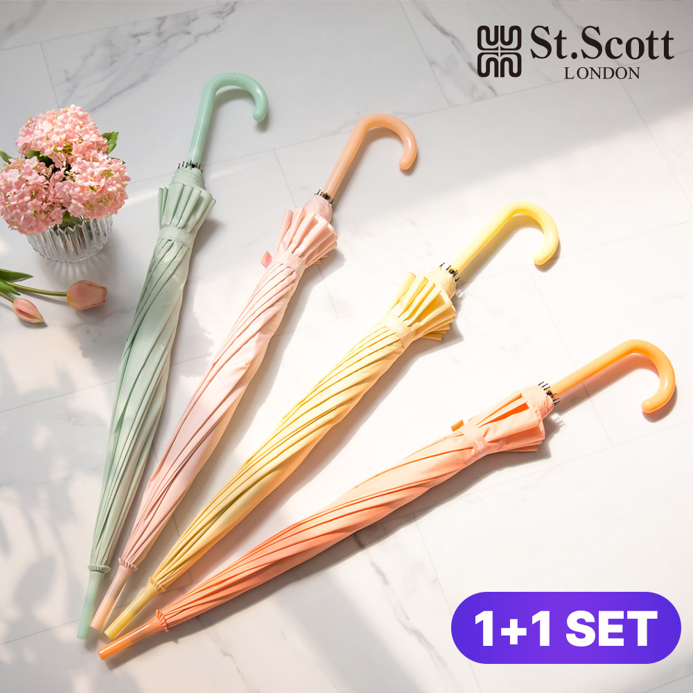 세인트스코트 크로커다일 암막 투명 우산 자동 장우산 자외선 UV 차단 단품 또는 1+1 - 상세 이미지 3