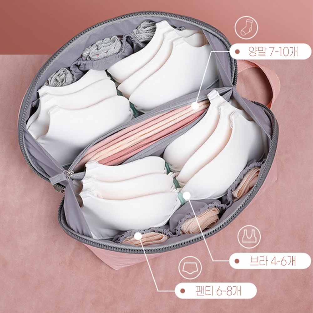 여행용 속옷파우치 언더웨어 양말 보관가방 방수 파우치 이너백 - 상세 이미지 3
