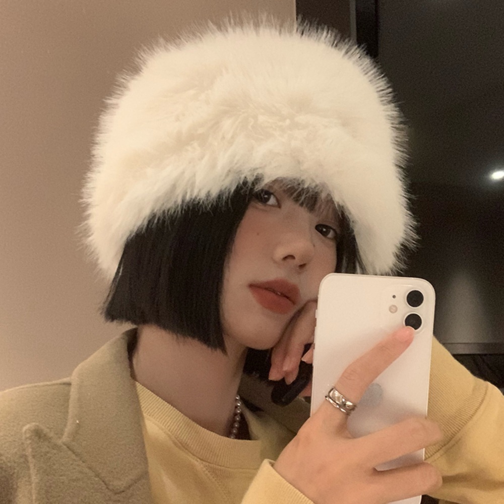 메텔 샤프카 모자 귀덮는 방한 댄서 아이돌 패션 군밤장수 보온 겨울 힙한 페이크퍼 5컬러 - 상품 이미지