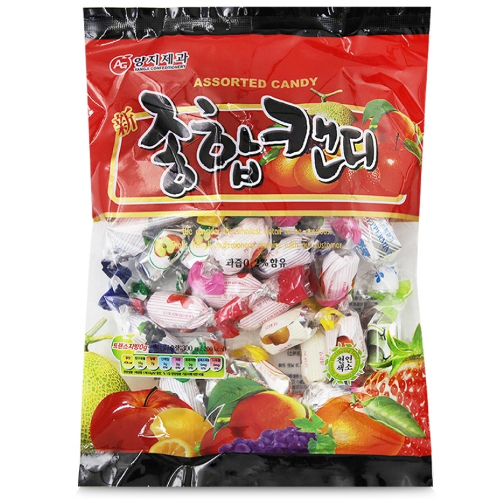 푸른농산 양지 종합 캔디 300g 옛날 사탕 사무실 간식 주전부리 : 더 푸른농산