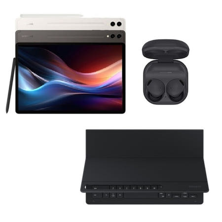 갤럭시탭S9 울트라 5G 256G+슬림키보드북커버+버즈2프로 정품패키지/그라파이트색상/사은품증정