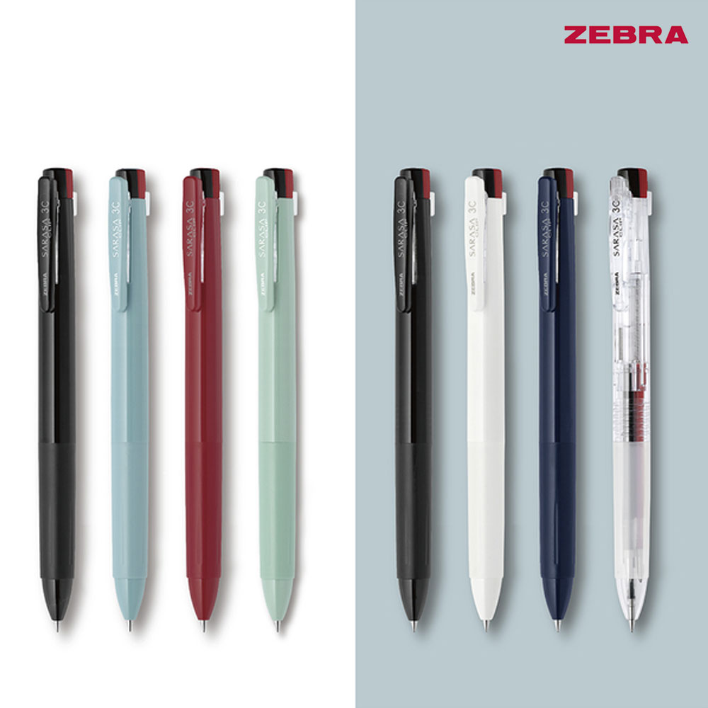 제브라 사라사 클립 사라사 볼펜 삼색볼펜 일본 필기구 지브라 실사용 후기 | 효과 있을까? - 대표 이미지
