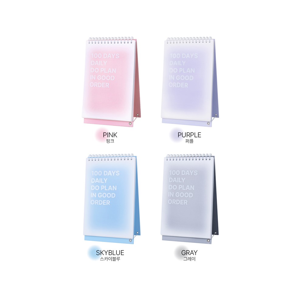 100일 플래너 스터디 탁상 위클리 4개월 데일리 워너디스 투두리스트 - 상세 이미지 3