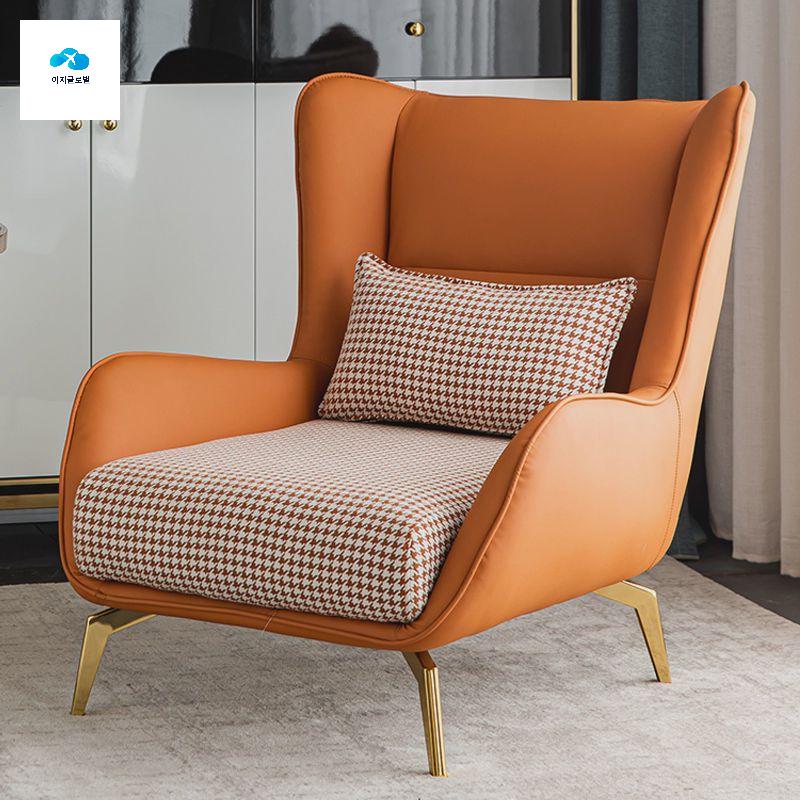 미니 편한 거실 의자 패브릭 소파 편한1인용쇼파 원룸 - 상품 이미지