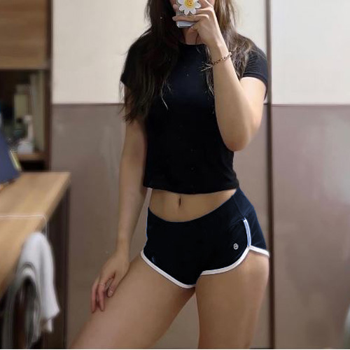돌핀팬츠 빅사이즈 키작녀 테니스 운동복 데일리 반바지 여자 3부 수영복 숏팬츠 D01 이미지 6