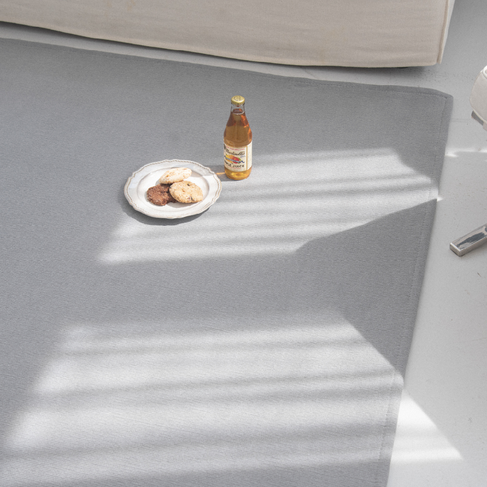 순면러그 방수 먼지안나는 카페트 맞춤 바닥 면러그 샌드스톤, 150x200cm