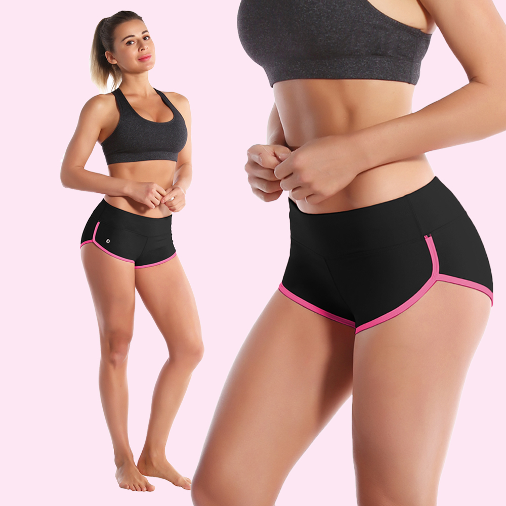 빅사이즈 돌핀팬츠 러닝복 테니스운동복 데일리 반바지 여자 2부 숏팬츠 D01 블랙 핑크
