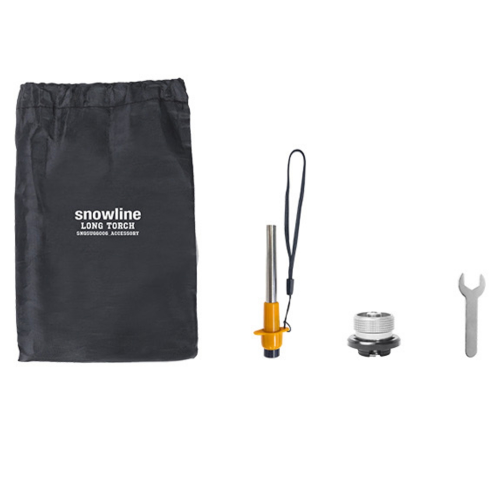 스노우라인 롱 토치 캠핑 요리용 가스 롱토치 우드손잡이