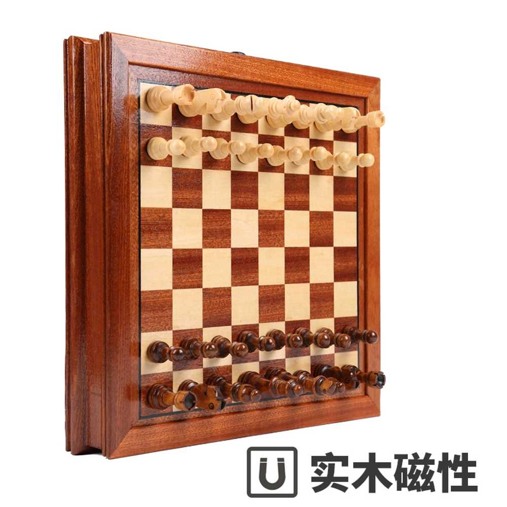 원목 체스보드 클래식 우드 보드게임 체스판 M 31X31cm - 상세 이미지 3