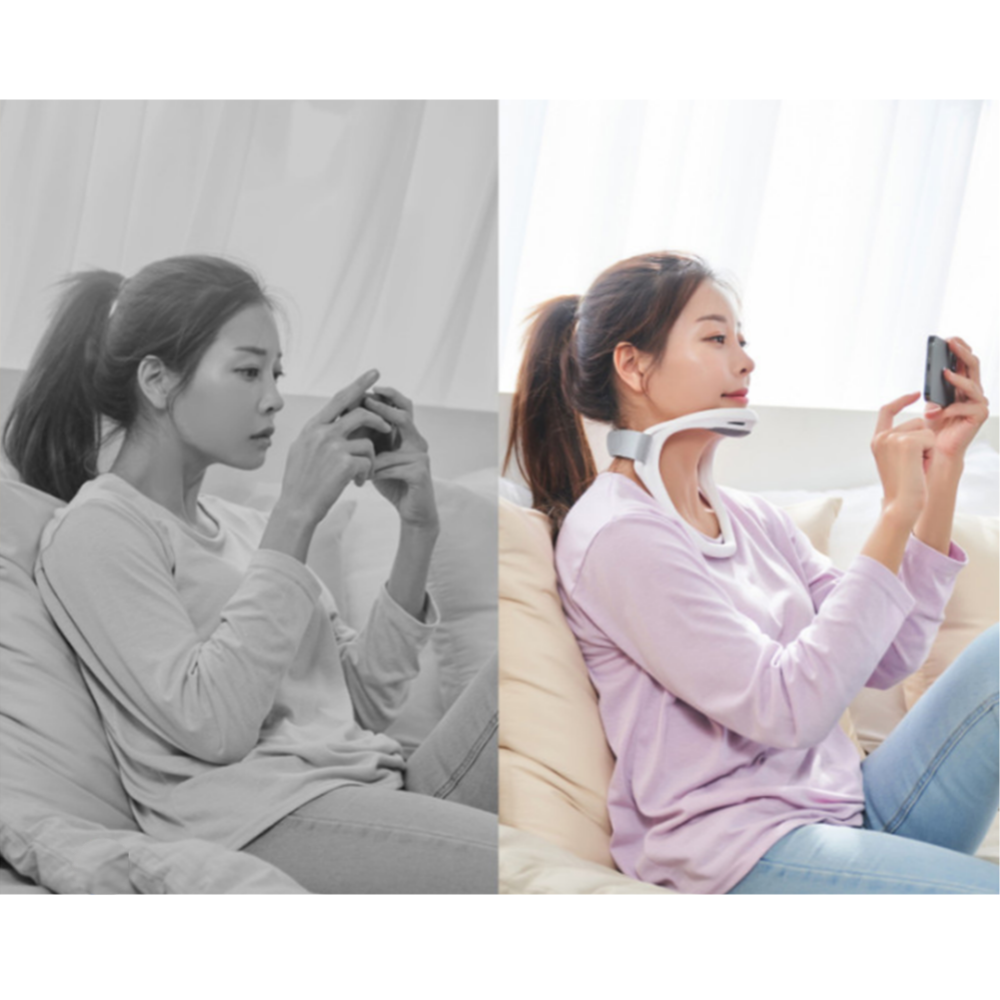 바른자세 목디스크 일자목 굽은목 거북목 보호대 자세교정 - 상세 이미지 3