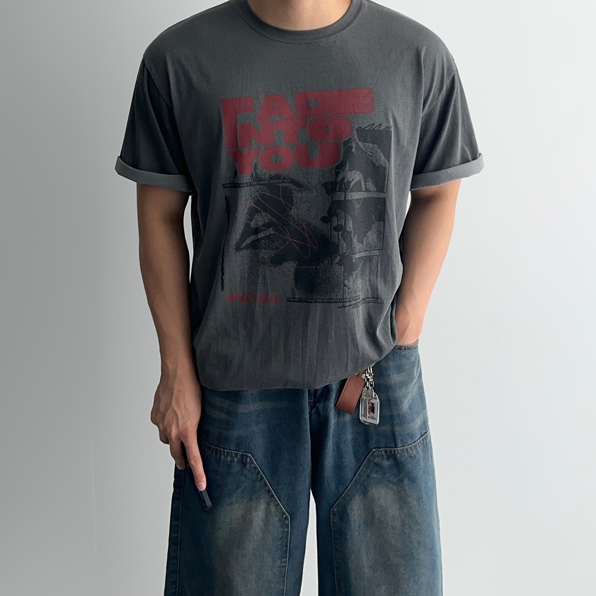 피그먼트반팔 남자얇은반팔티 - 상세 이미지 2