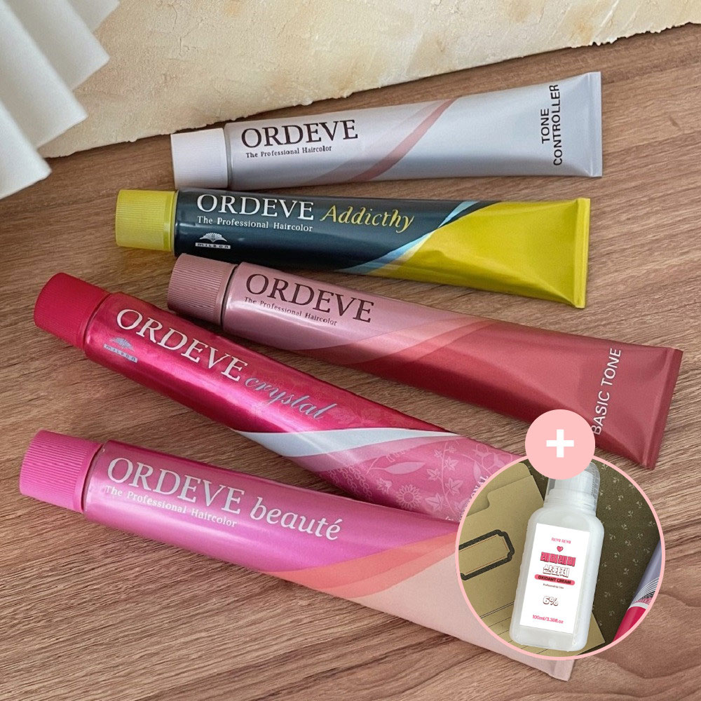 밀본 염색약 + 산화제 염모제 헤어 순한 저자극 흰머리 염색 헤어