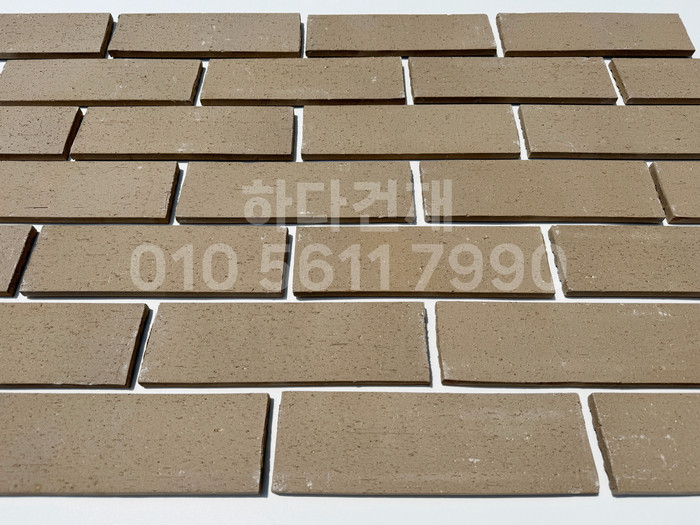 올라운더 점토타일 260x80x12T 베이지 테라코타타일 / 하다건재