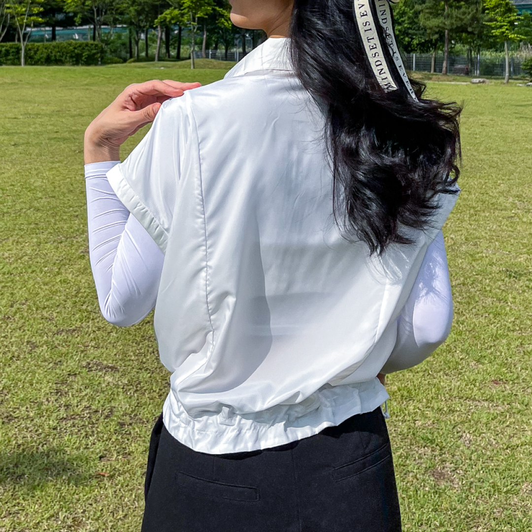 골프반팔 바람막이 여성골프 아노락 - 상세 이미지 3