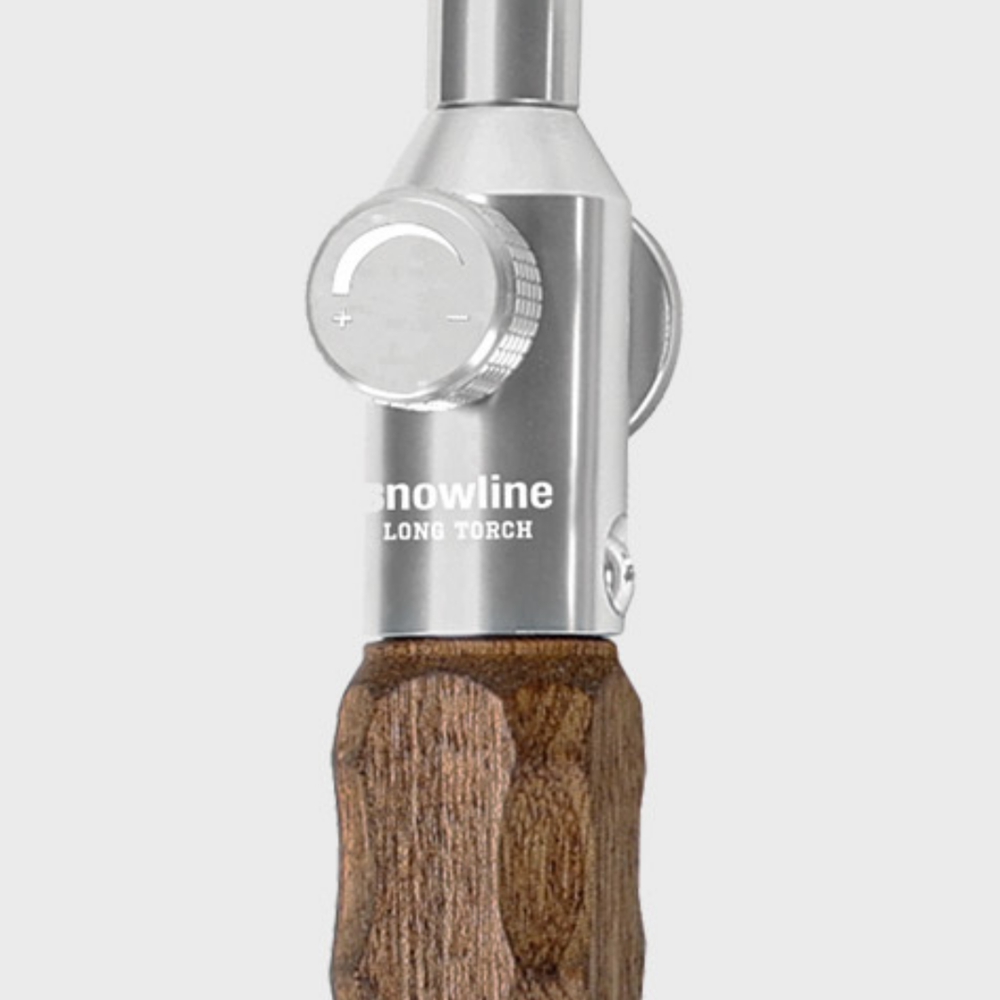 스노우라인 롱 토치 캠핑 요리용 가스 롱토치 우드손잡이