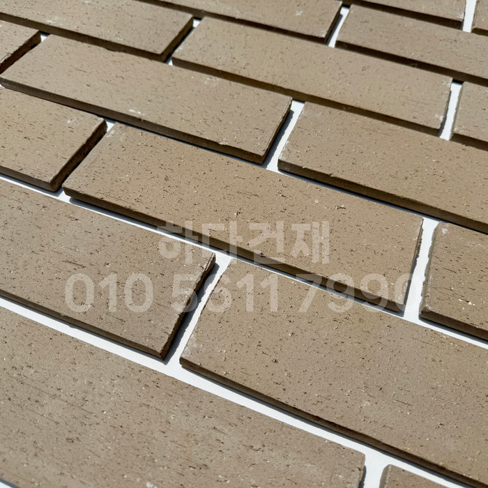 올라운더 점토타일 260x80x12T 베이지 테라코타타일 / 하다건재