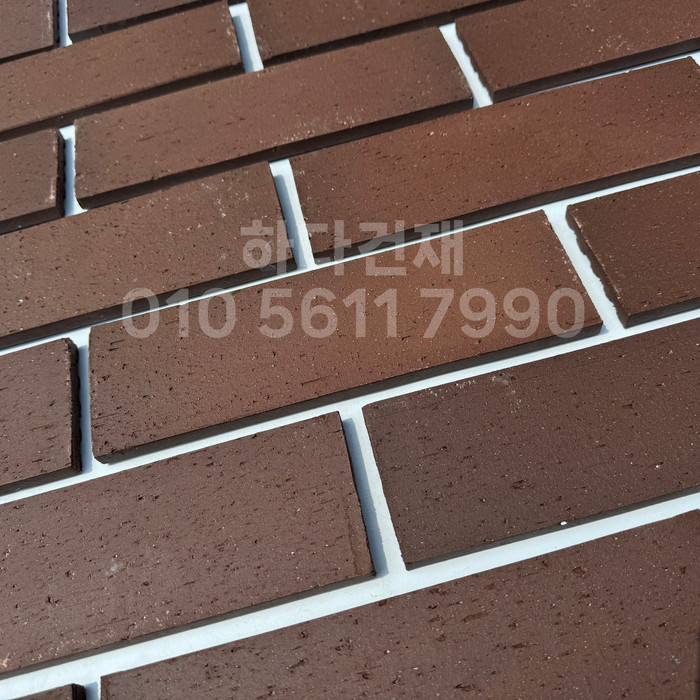 올라운더 점토타일 260x80x12T 브라운 테라코타타일 / 하다건재