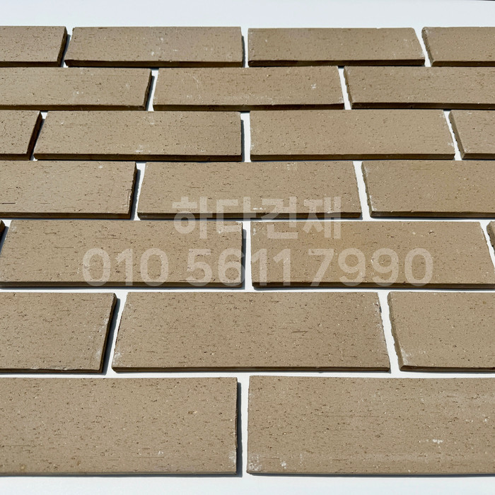 올라운더 점토타일 260x80x12T 베이지 테라코타타일 / 하다건재