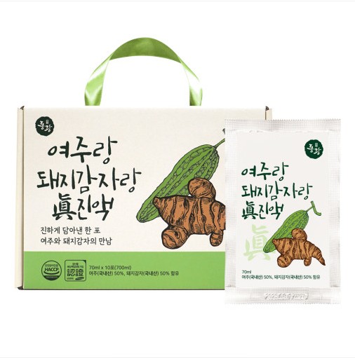 여주랑 돼지감자랑 진액 즙 액기스 엑기스-10포 - 상품 이미지