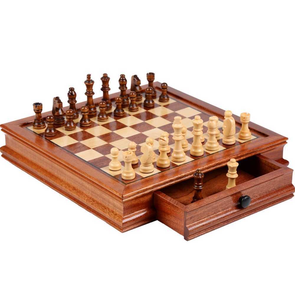 원목 체스보드 클래식 우드 보드게임 체스판 M 31X31cm - 상품 이미지
