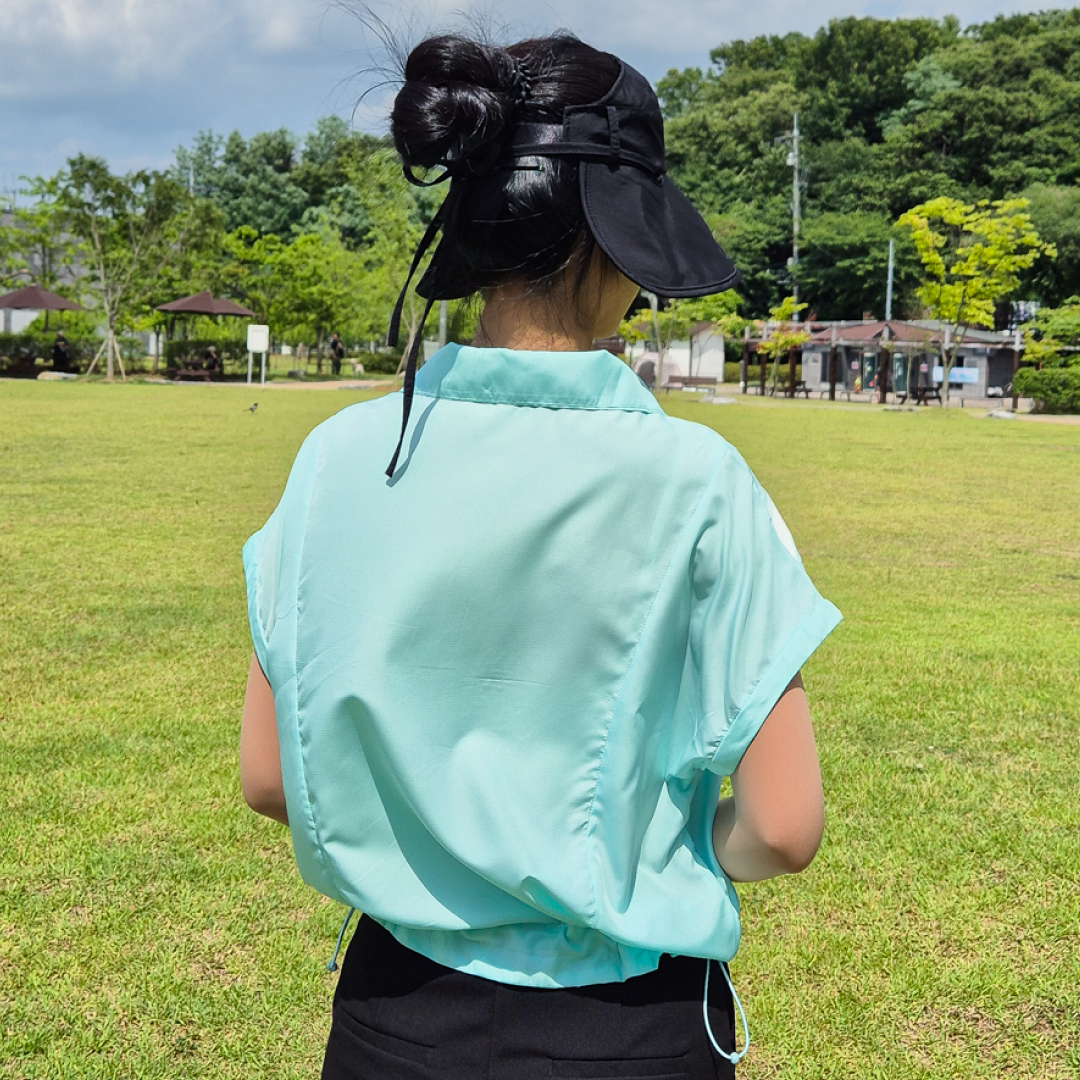 골프반팔 바람막이 여성골프 아노락 이미지 8